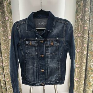 GAP Dark Blue Denim Trucker Jacket